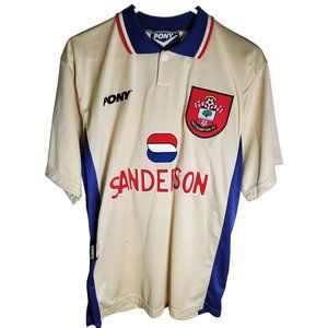 Vintage 1996-97 Southampton 3rd football shirt Jersey Sanderson Pony Size L RARE